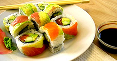 The Real Food Academy Tampa sushi galore course.