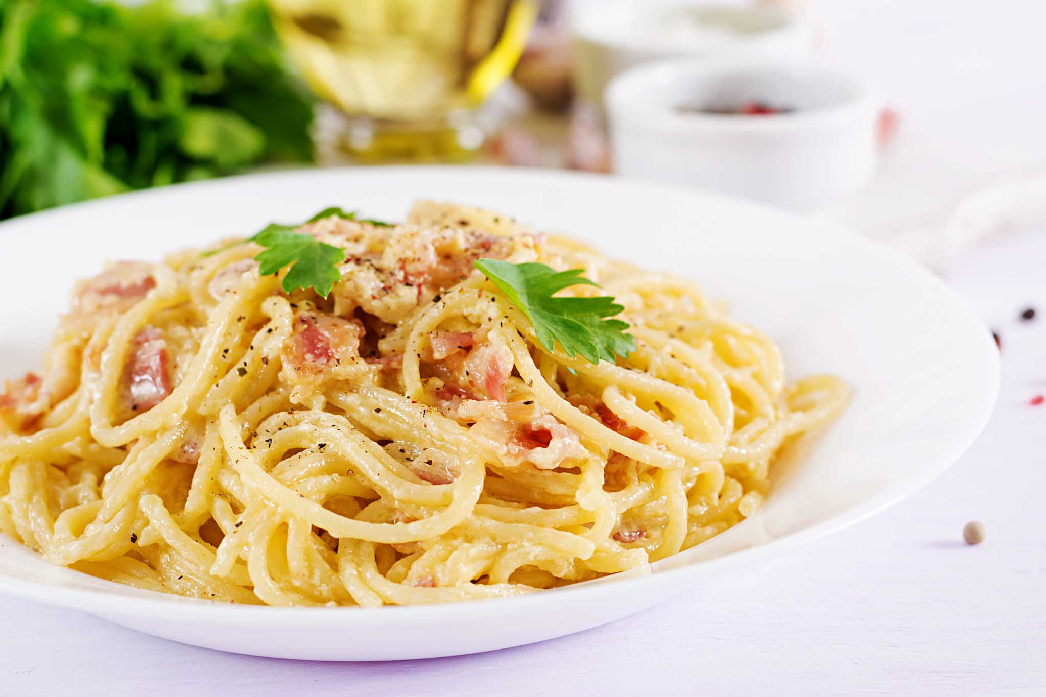 Fresh made fettuccine pasta at The Real Food Academy Tampa.