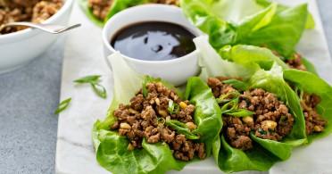 The Real Food Academy Miami's asian turkey lettuce wraps recipe.