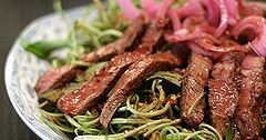 The Real Food Academy Orlando Vietnamese beef salad. 