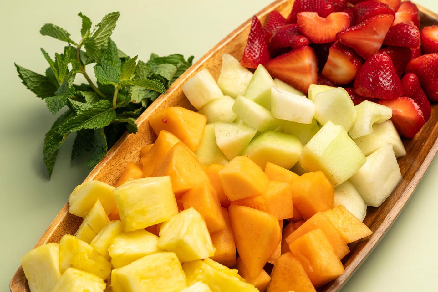 Assorted fruit platter at The Real Food Academy Tampa.