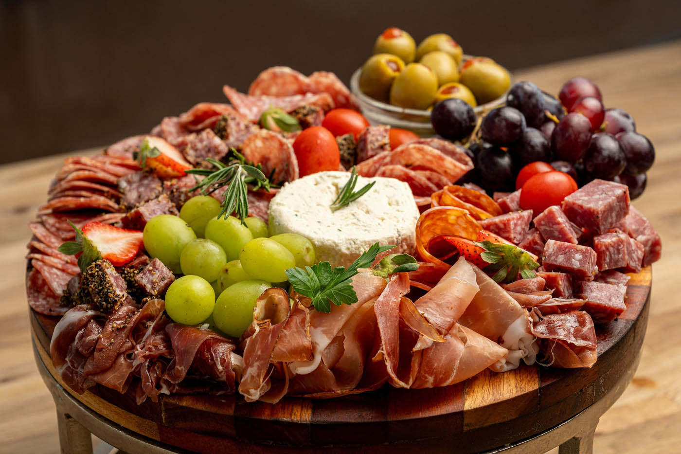 Charcuterie boards at The Real Food Academy Tampa.