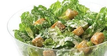 The Real Food Academy Miami homemade caesar salad recipe.