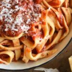 The Real Food Academy Orlando fresh fettuccine pasta.