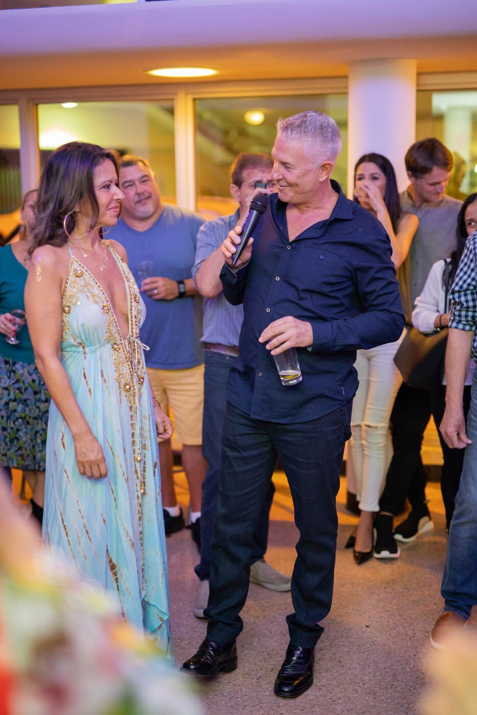 Owners Marie and Arthur of The Real Food Academy at their opening night for family cooking classes.